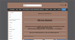 Desktop Screenshot of gm-carsolution.de