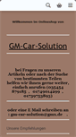 Mobile Screenshot of gm-carsolution.de