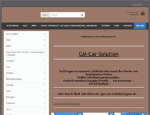 Tablet Screenshot of gm-carsolution.de